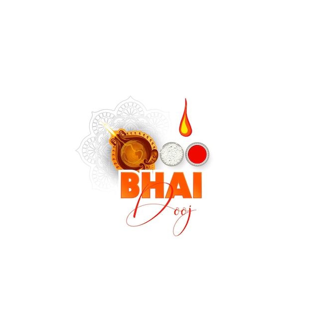 BHAI DOOJ VIERING. VECTOR