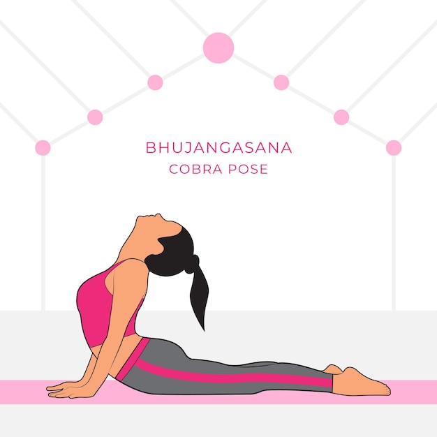 Vector bhujangasana