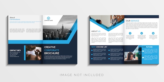 Bi fold brochure template