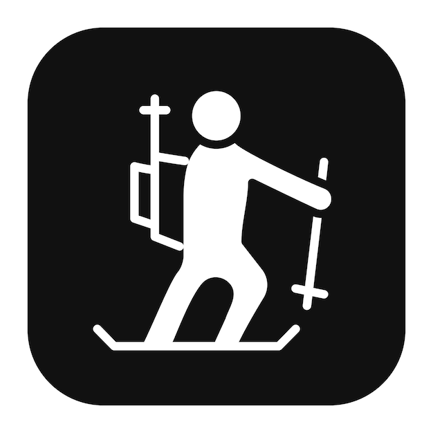 Biathlon Vector Illustration