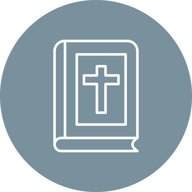 Bible icon vector image Can be used for Crime and Law