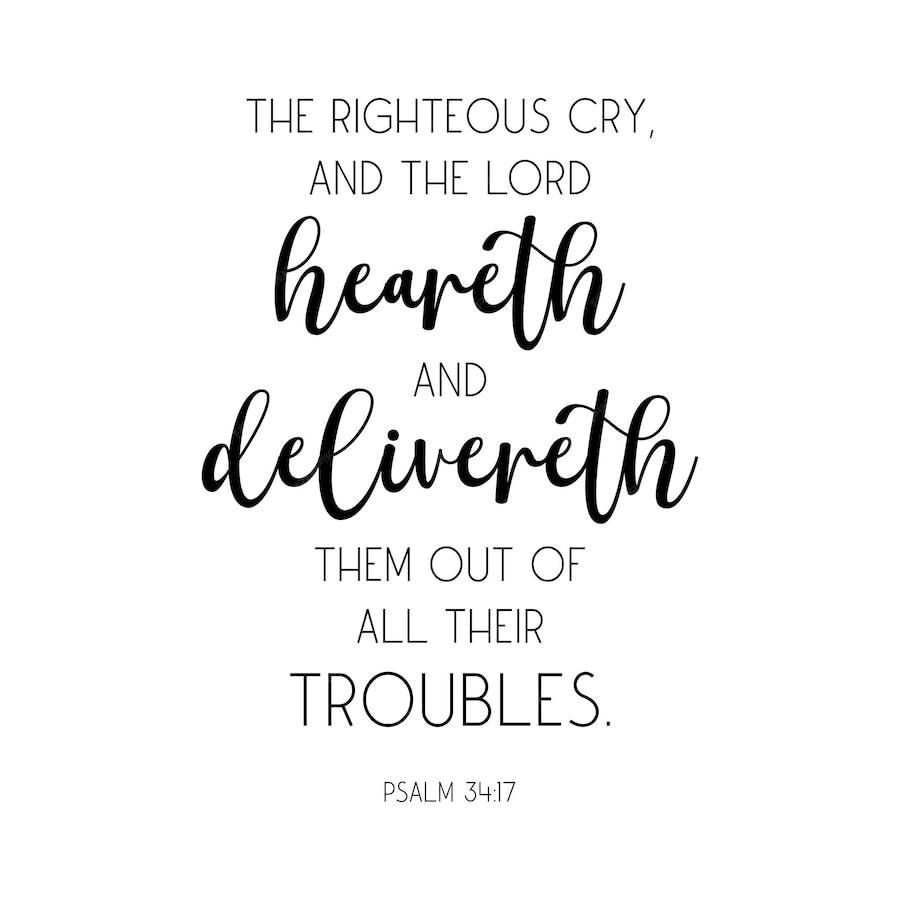 Premium Vector Bible Verse Psalm 34 17 Christian Print Bible Quote premium-vector-bible-verse-psalm-34-17-christian-print-bible-quote