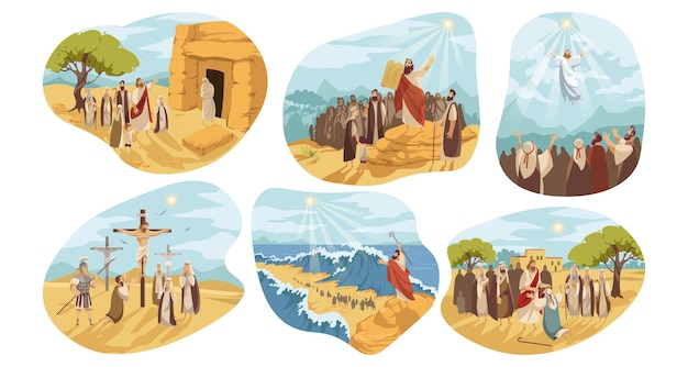 Serie biblica religiosa dell'antico e del nuovo testamento di gesù
