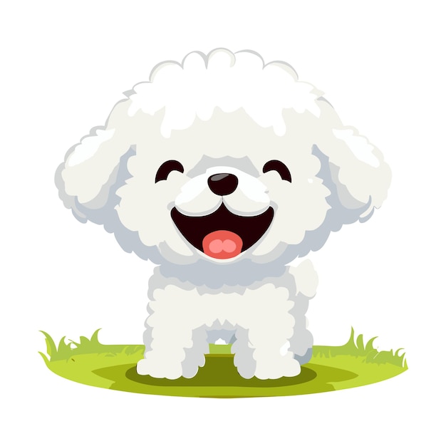 Vector bichon frise the ultimate fluff companion