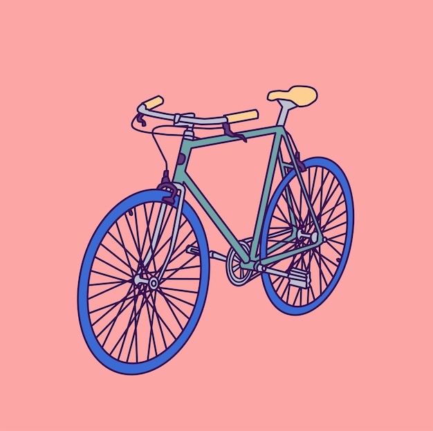 Vector bicicleta