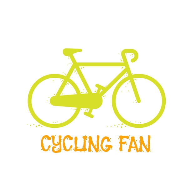 Bicycle cycling vector illustration