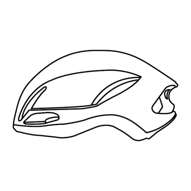 Bicycle helmet icon