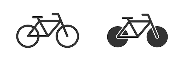 Bicycle icon Simple design Vector illustration