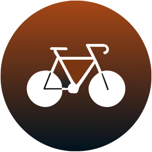Vettore icona della bicicletta
