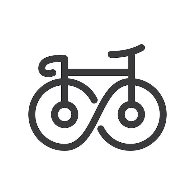 Bicycle illustration logo