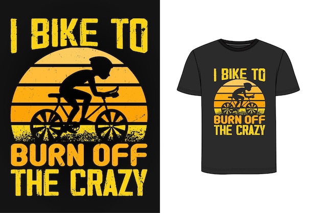 Bicycle Illustration T-shirt Design