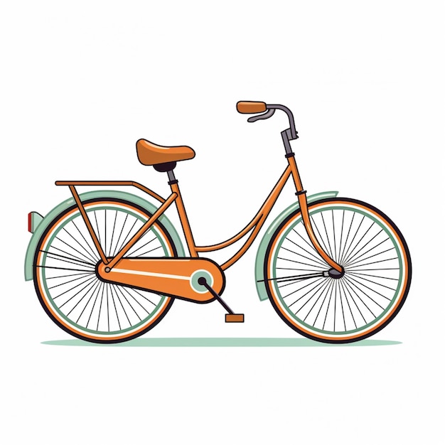 Bicycle isolated on transparent background