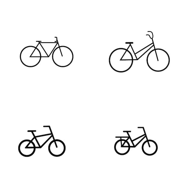 Bicycle logo vector