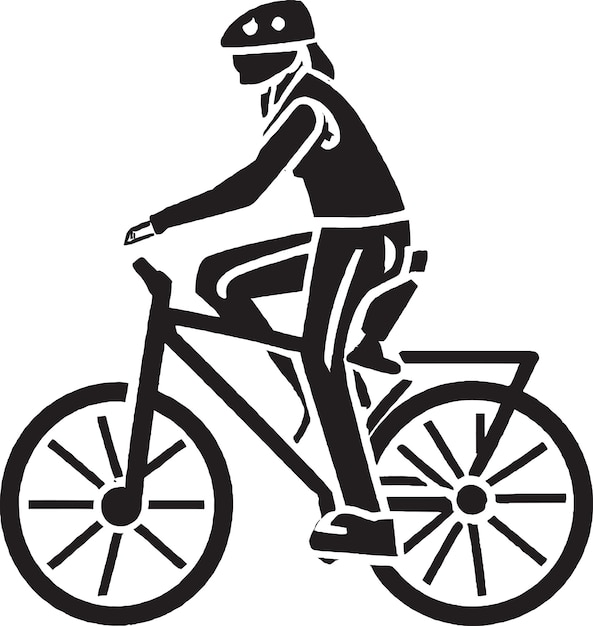 Bicycle Messenger Vector Artwork