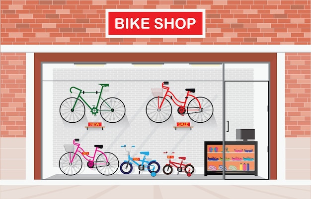 Bicycle stores exterior