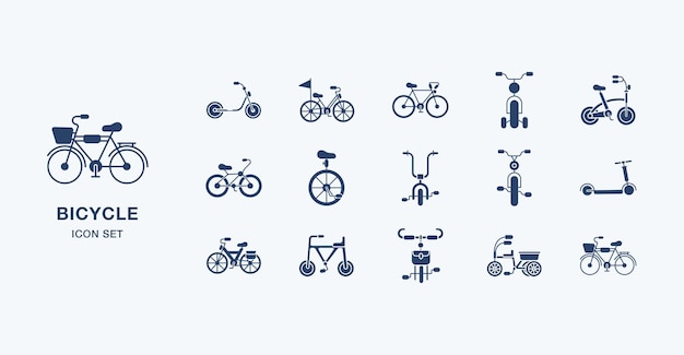 Bicycle vector icon