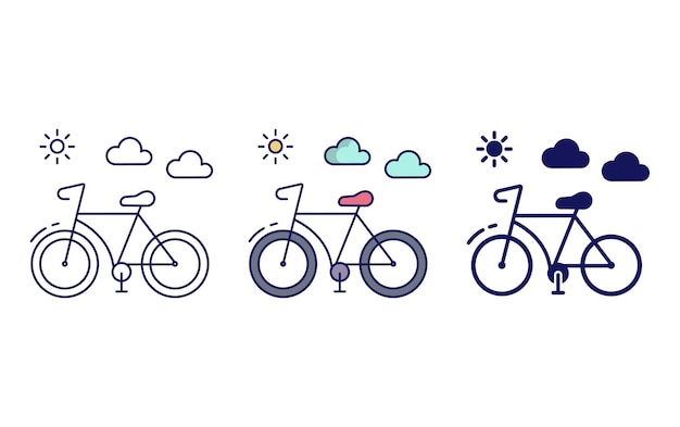 Bicycle vector icon