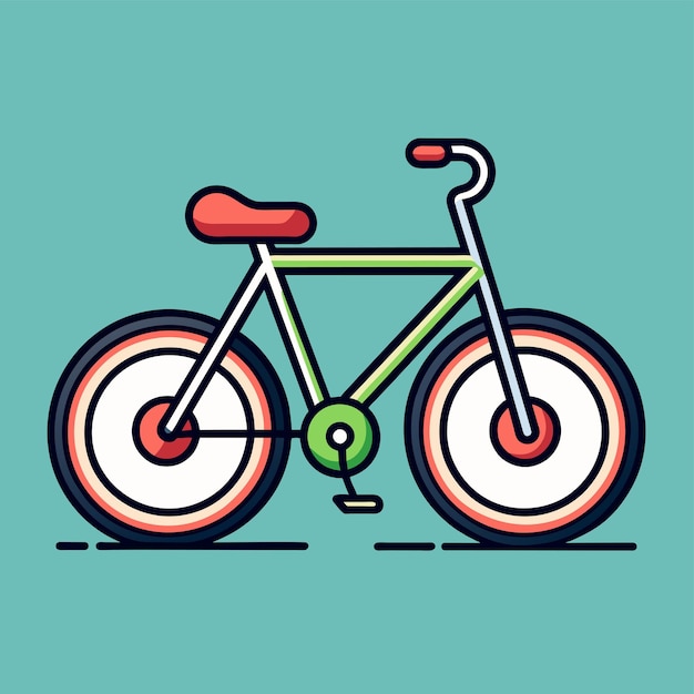 Vector bicycle vector illustration