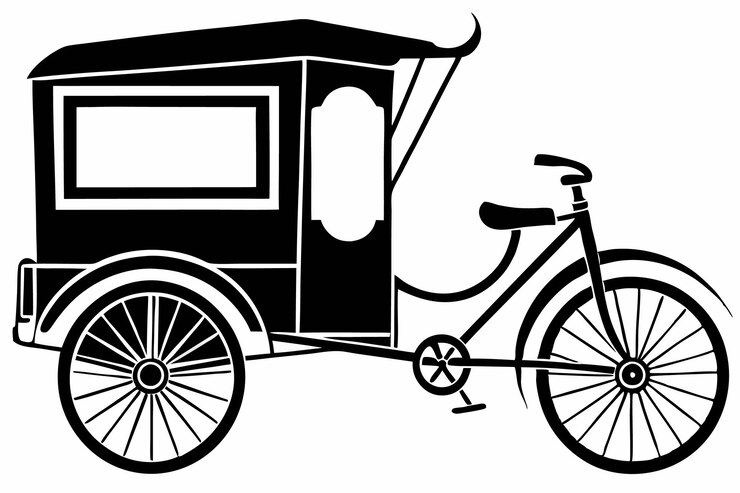 वेक्टर bicycle vector silhouette