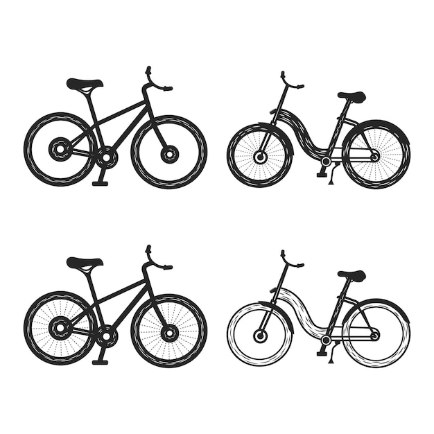 Bicycle Vector T-shirt Design.