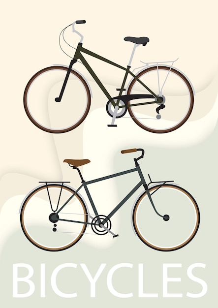 Bicycles green set