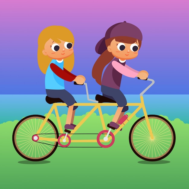 自転車イラスト