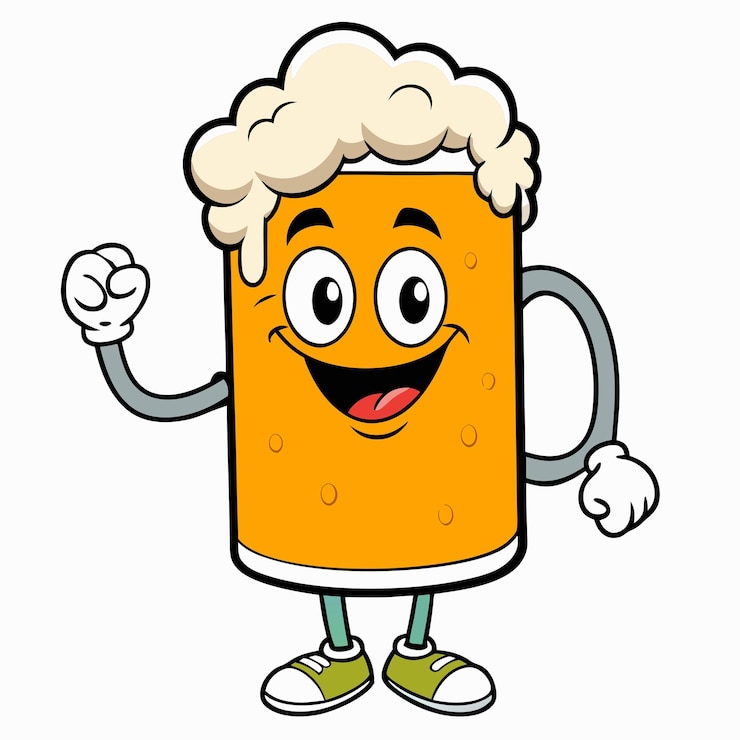 Vector bier cartoons clipart vector
