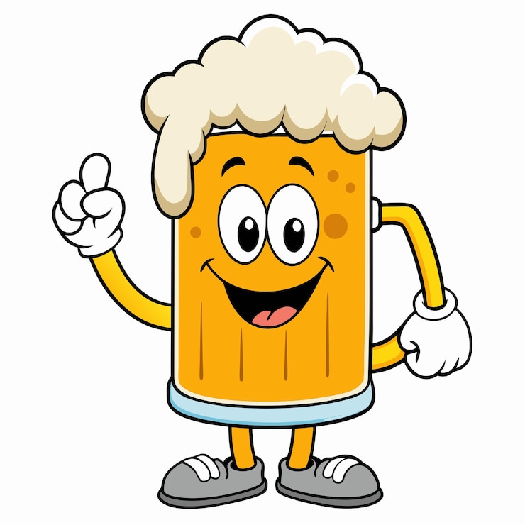 Vector bier cartoons clipart vector
