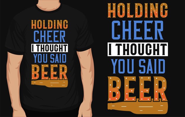 Bier t-shirt ontwerp