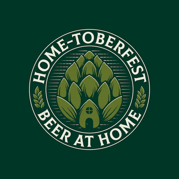 Bier thuis embleem logo