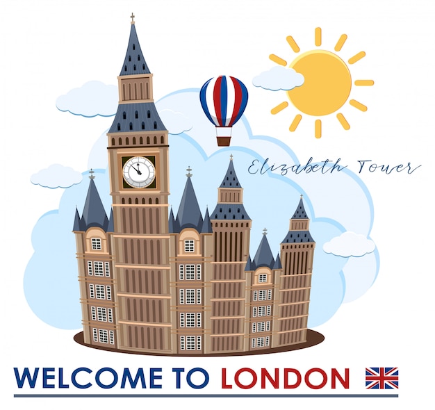 ロンドンのランドマークのビッグベン