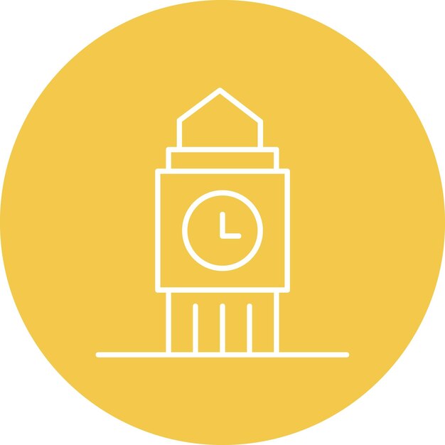 Big Ben Vector Illustration Style
