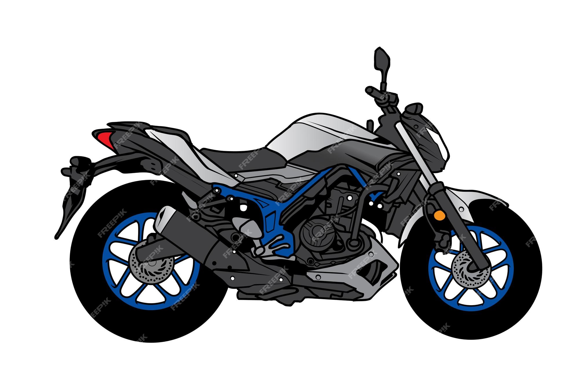 Premium Vector | Big bike motorcycle cartoon Premium Vector | Big bike motorcycle cartoon