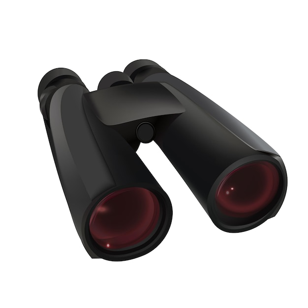 Big black binoculars