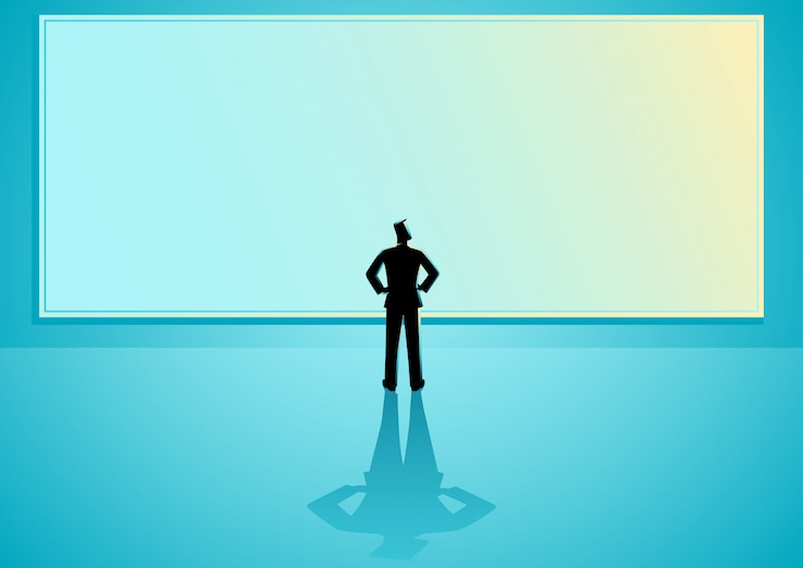 Vector big blank screen