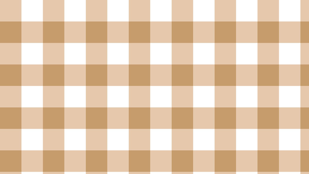 Big brown tartan plaid gingham checkered pattern background perfect for wallpaper backdrop