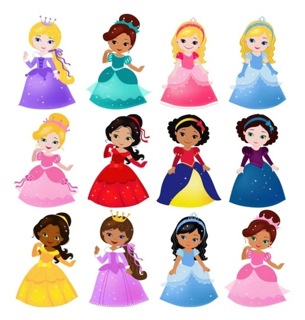 Big Bundle cute collection of beautiful princesses