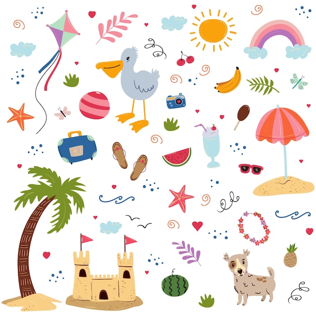 Vector big bundle set with summer elements