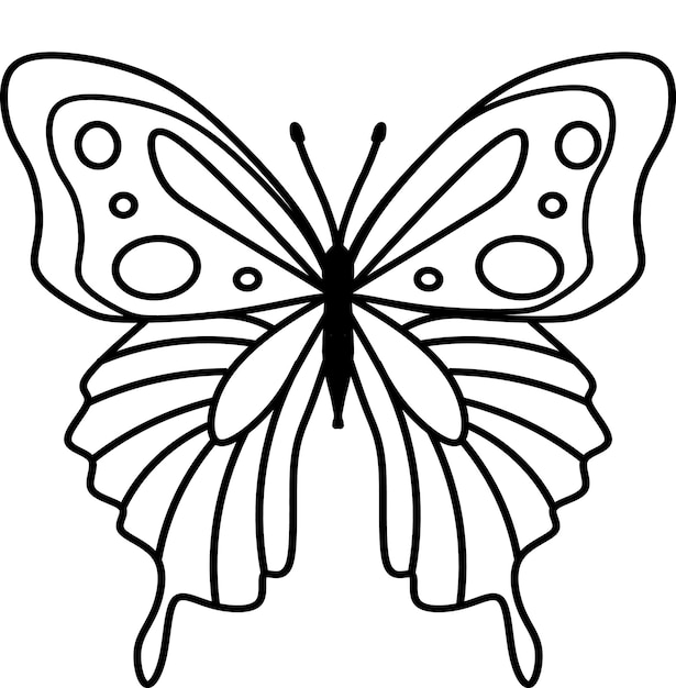 Big butterfly icon Simple illustration of big butterfly vector icon for web