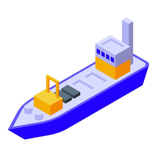 big cargo ship delivering goods around the world