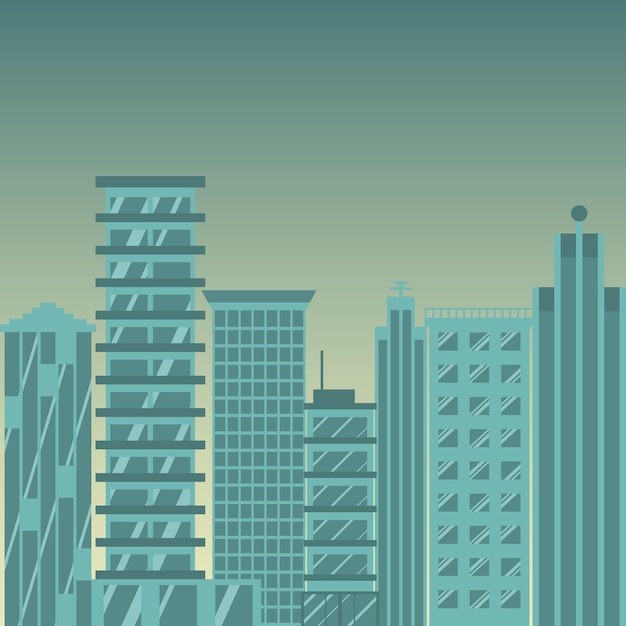 Big city Vector