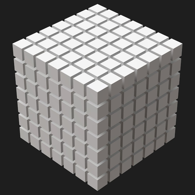 Big cube with cubic cuts