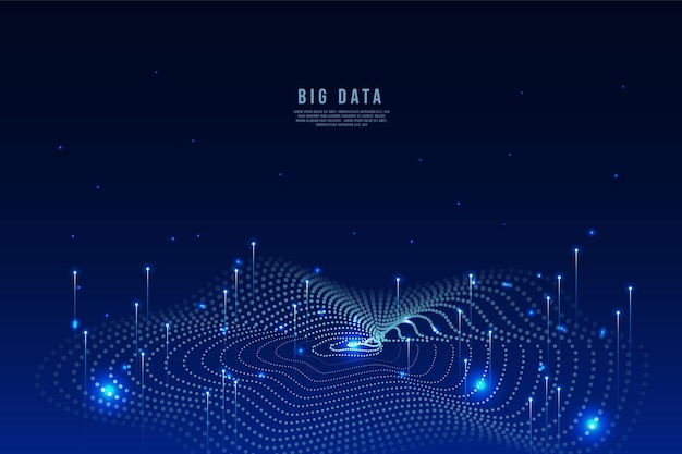 Big data abstract background