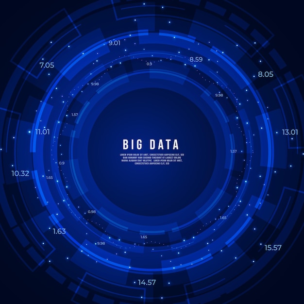 Big data abstract background