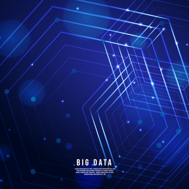 Big Data abstract background