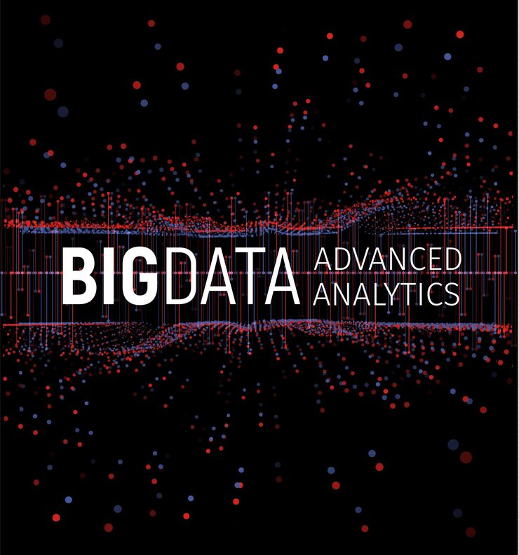 Vector big data abstract vector visualization lines and dots array big data connection complex graphic fractal element background vector illustration