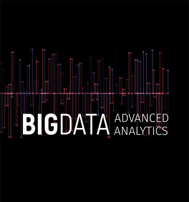 Vector big data abstract vector visualization lines and dots array big data connection complex graphic fractal element background vector illustration