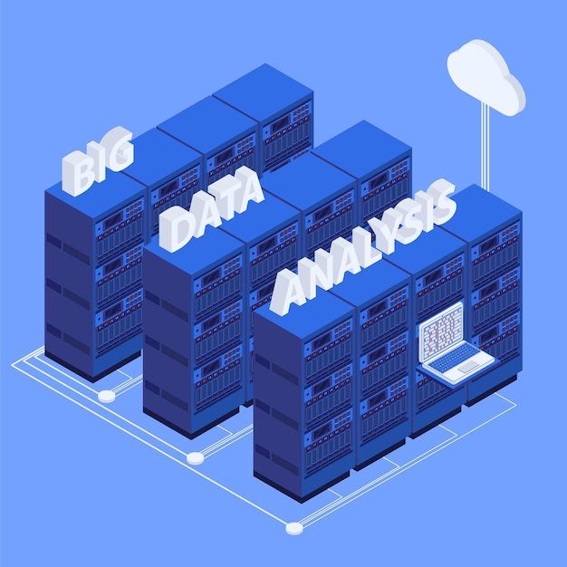 Big data analysis isometric