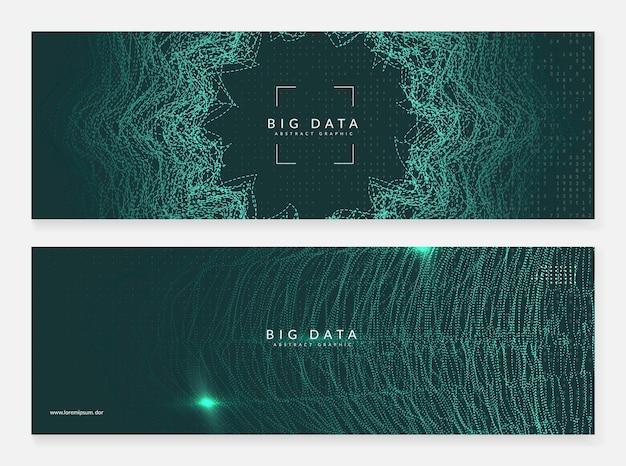 Big data background Digital technology abstract