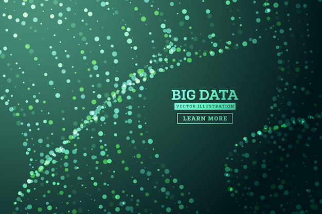 Big Data Concept Abstracte achtergrond Netwerkverbindingsstructuur